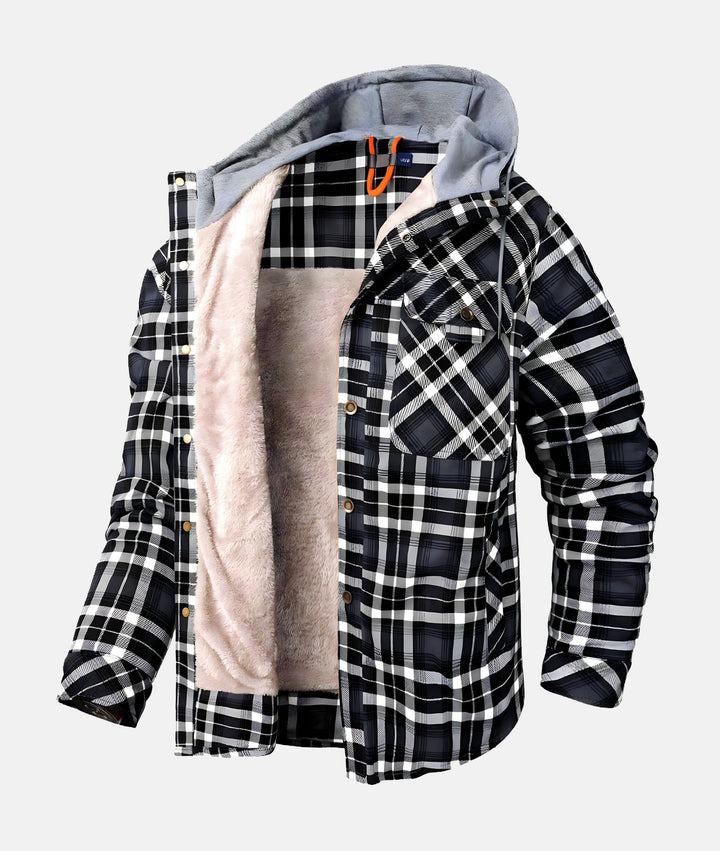 Karierte Flanelljacke