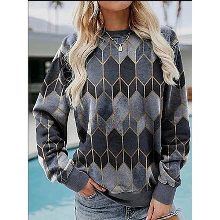 Nova | Geometrischer Casual-Pullover