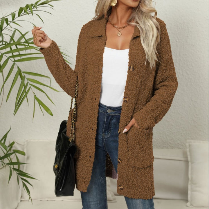 Annele | Langer Cardigan mit Taschen