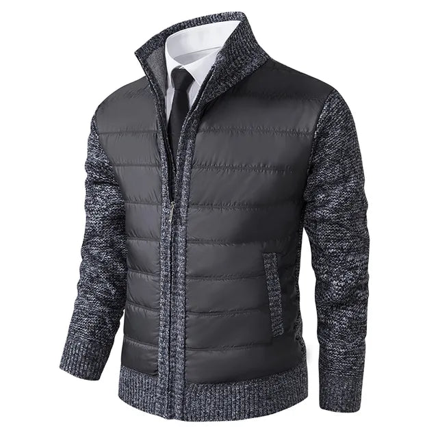 Vielseitige Herren-Winterstrickjacke