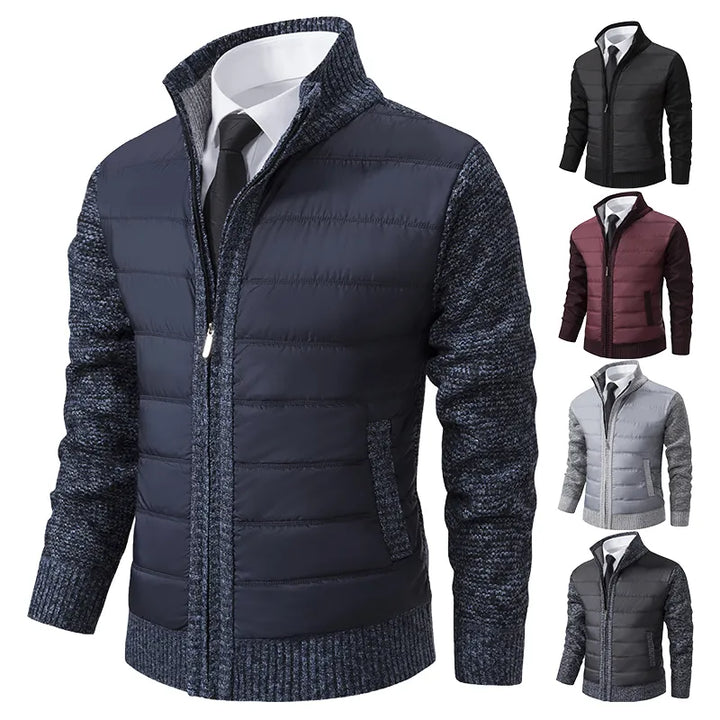 Vielseitige Herren-Winterstrickjacke