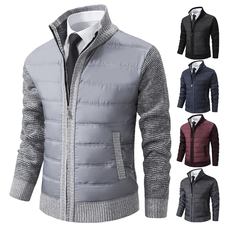 Vielseitige Herren-Winterstrickjacke