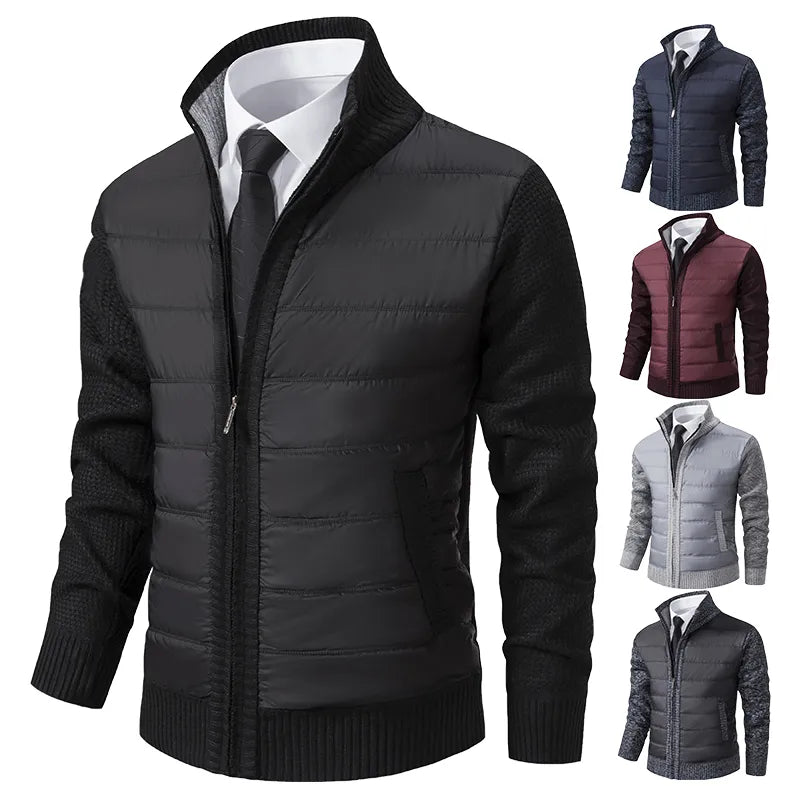 Vielseitige Herren-Winterstrickjacke