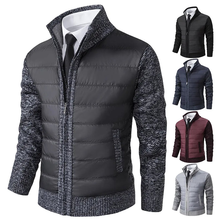 Vielseitige Herren-Winterstrickjacke