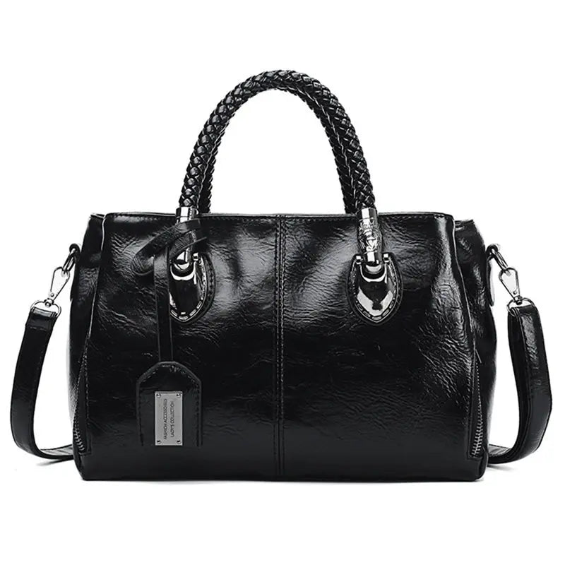 Brunhilde™  - Stilvolle Lederhandtasche