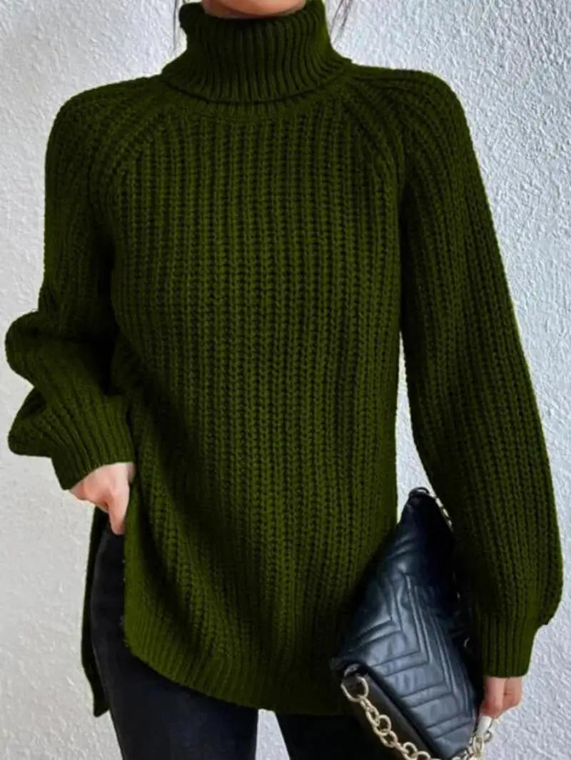 Aimee | Warmer Pullover mit Bauchbedeckung