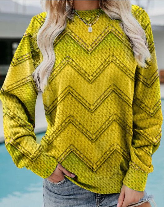 Nova | Geometrischer Casual-Pullover