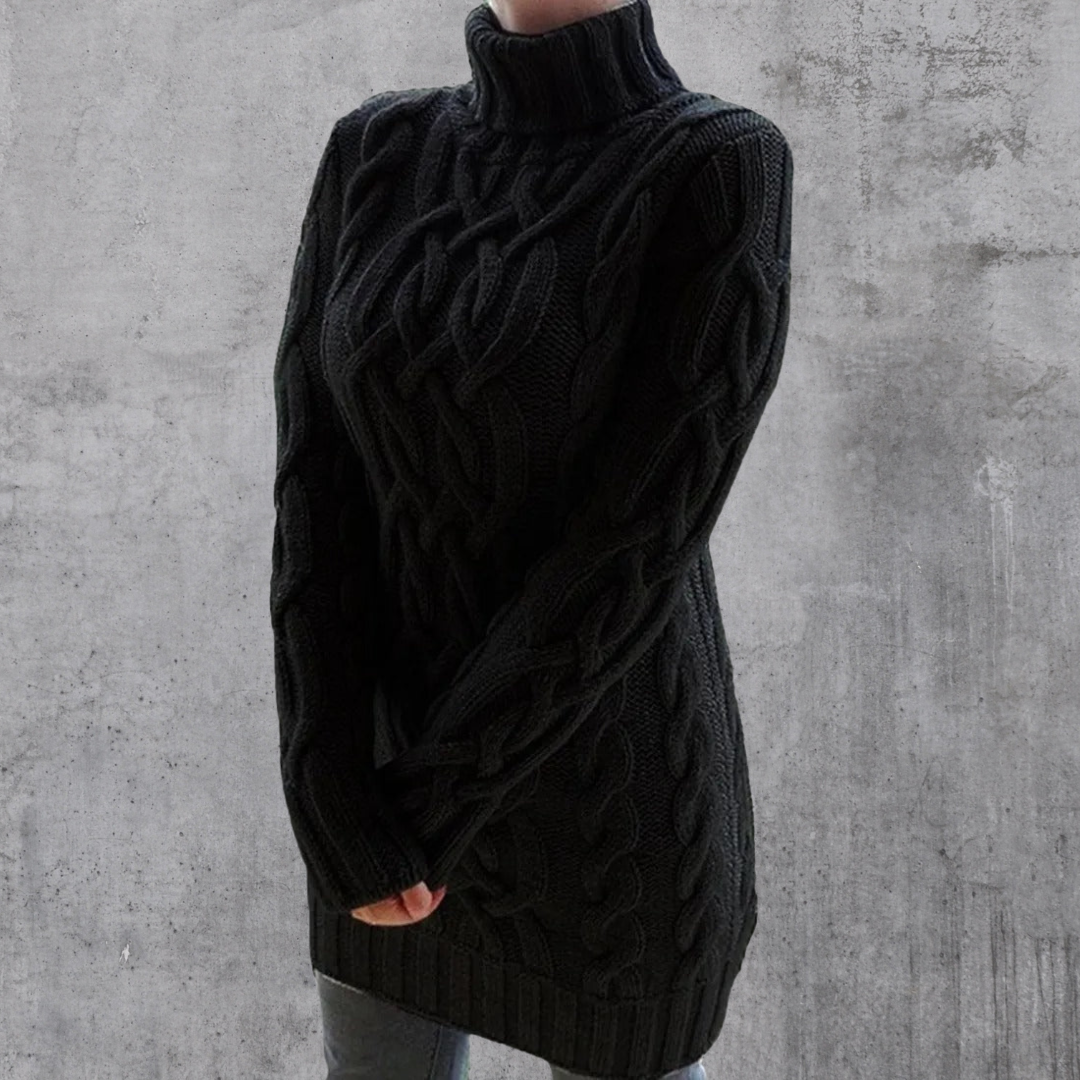 Lara™ - Eleganter und warmer Pullover mit hohem Kragen