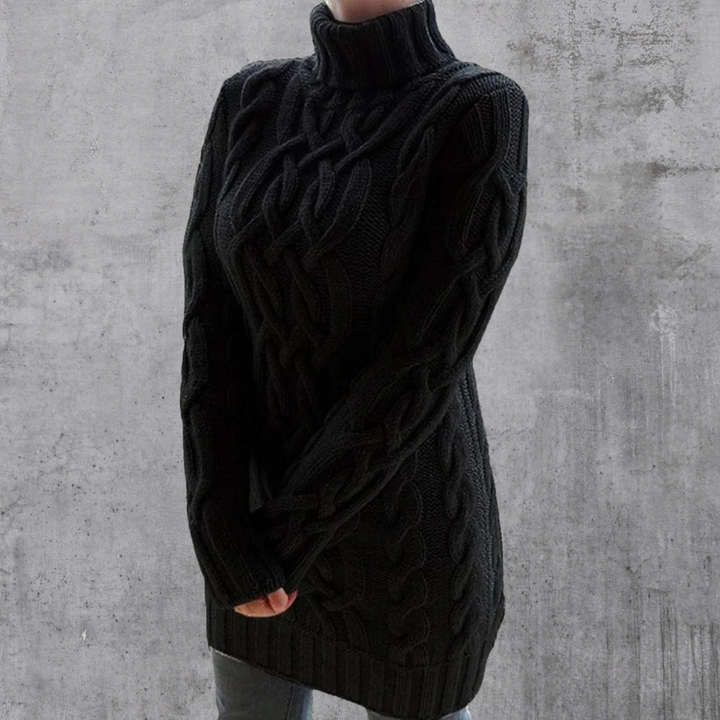 Lara™ - Eleganter und warmer Pullover mit hohem Kragen