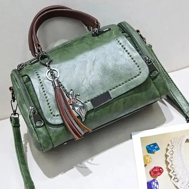 Gisela™  - Elegante Lederschultertasche