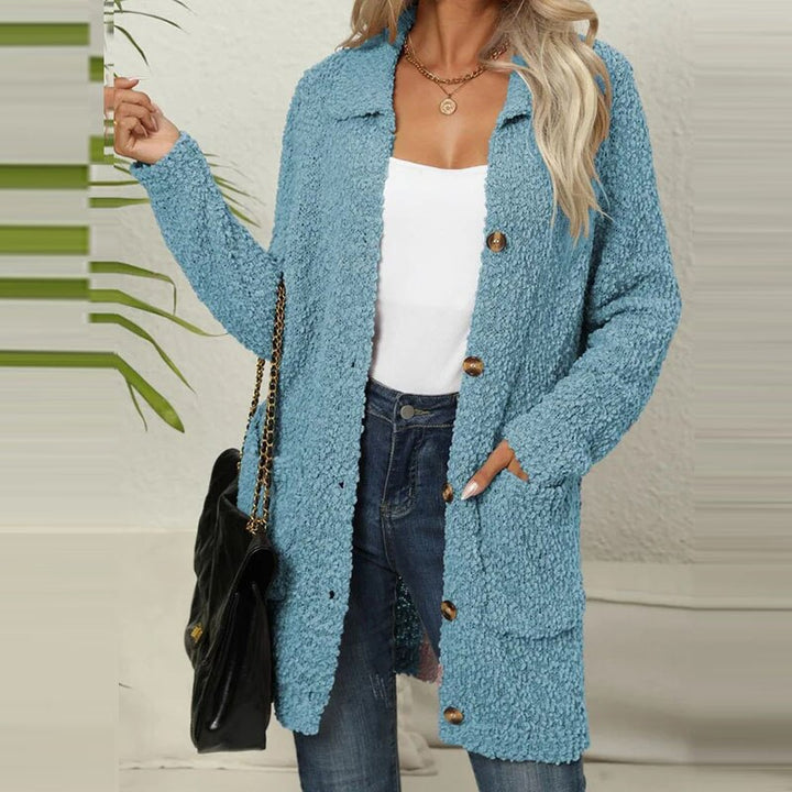 Annele | Langer Cardigan mit Taschen